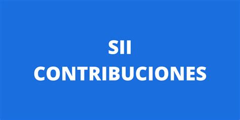 pago de contribuciones por rol sii