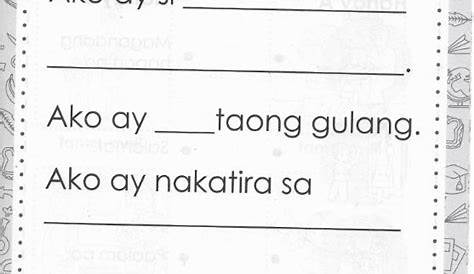 Pagpapakilala sa Sarili for Kindergarten (Wikang Filipino) - YouTube