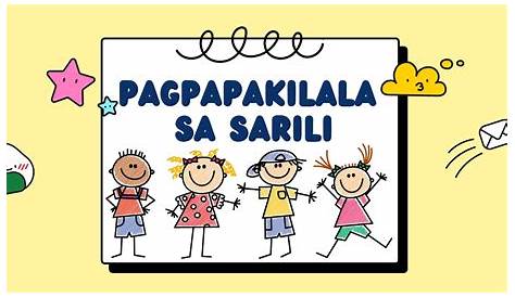 PAGPAPAKILALA SA SARILI -MELC- Based Kindergarten Lesson for Week 1