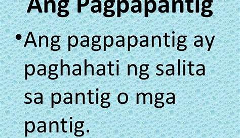 ABAKADA at Pagpapantig ng mga Salita 50 pages | PARIRALA | SALITANG MAY