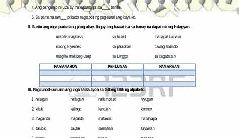 Pagsasanay Sa Filipino - Gambaran