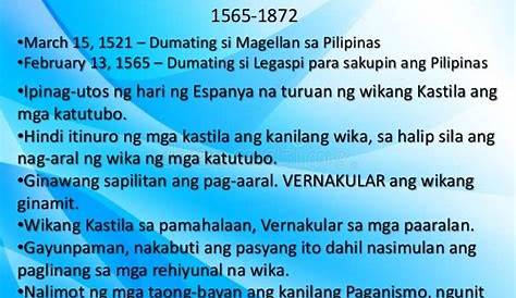 Kasaysayan ng Wikang Pambansa | Gabay Filipino