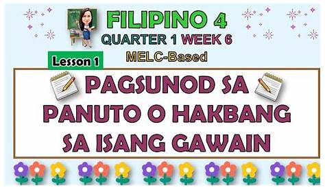 Filipino 2 - Pagsunod sa panuto - 1 (1) - ! Teacher Abi’s Worksheets