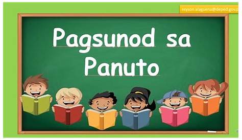 Week 5 Pagsunod sa Panuto - YouTube