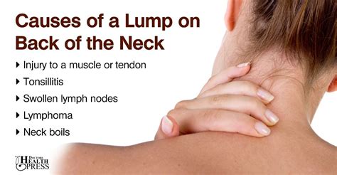 painful lump on back of neck right side
