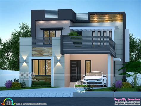 1600 sqft modern home plan with 3 bedrooms Latest house designs