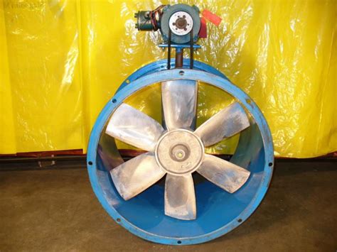 Spray Booth Fan 24" Tube Axial 5350 CFM (3 Phase Motor) Made In The