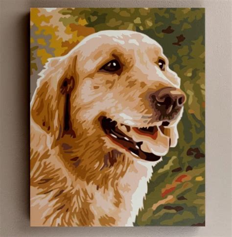 Paint by number your dog Custom paint by number Numeral Paint