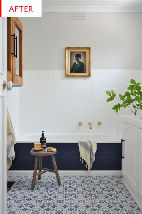 How I Painted Our Bathroom's Ceramic Tile Floors A Simple (and Cheap