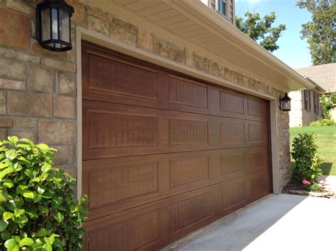 Create a Faux Wood Garage Door with Gel Stain Faux wood garage door