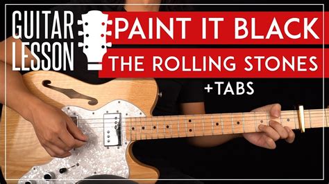 'Paint It Black' The Rolling Stones Guitar Lesson Chords Chordify