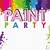 paint party invitation template