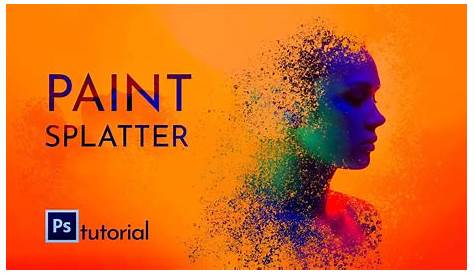 10 Splash Effect Photoshop Images - Paint Splatter Effect Photoshop