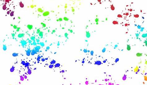 Colorful paint splatter on white background — Stock Photo © oriontrail