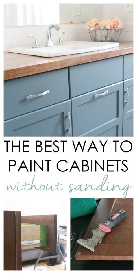 Painting without sanding is a great DIY that is budget
