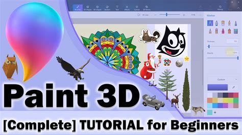 Paint 3D Microsoft Tutorial