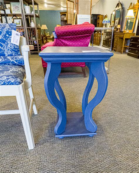 Paint Accent Table Blue