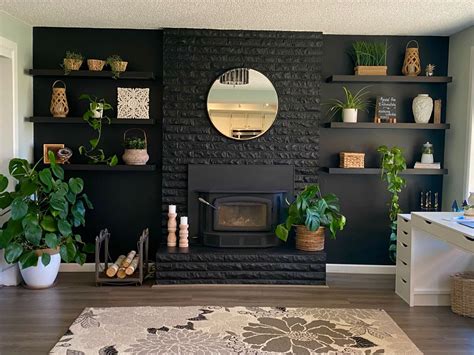 Paint Accent Wall Black