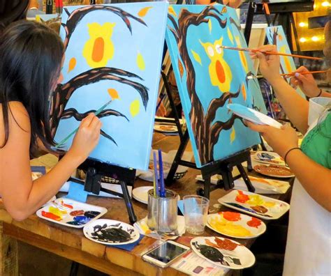 paint and sip classes