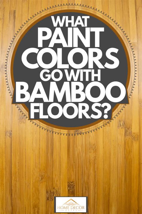 paint bamboo floor color