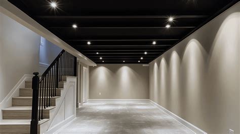 Paint Basement Ceiling Black