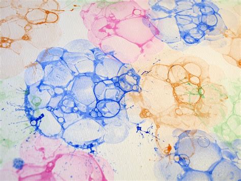 Paint Bubbles Using Roller