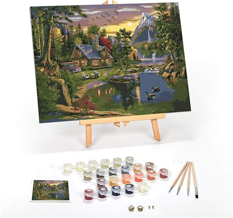 paint by numbers kit for adults