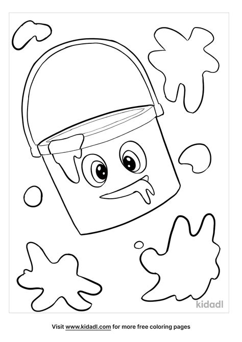 Paint Can Coloring Page