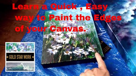 Paint Canvas Edges