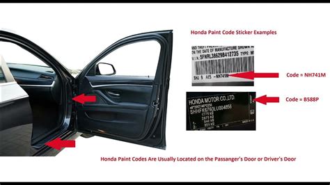 Paint Code On Car Door