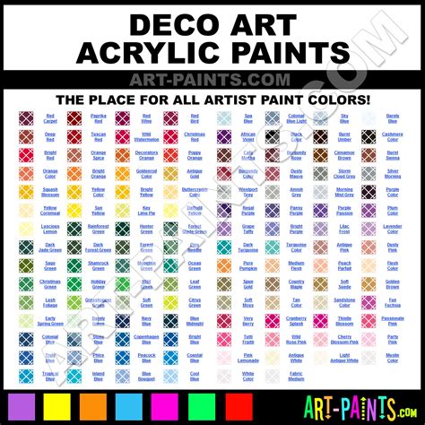 Paint Color Conversion Chart