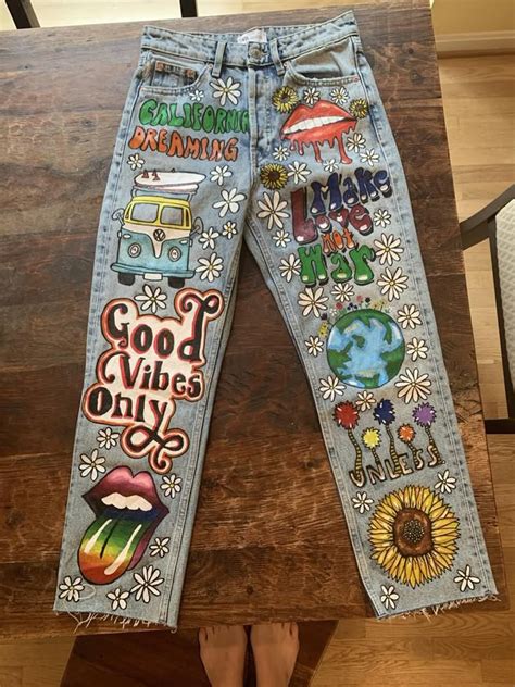 Paint Design Jeans