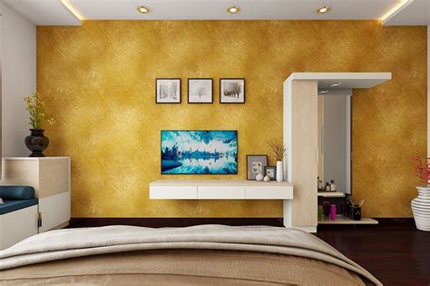 Paint effects in bedroom