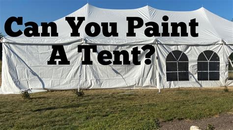 Paint For Canvas Tent