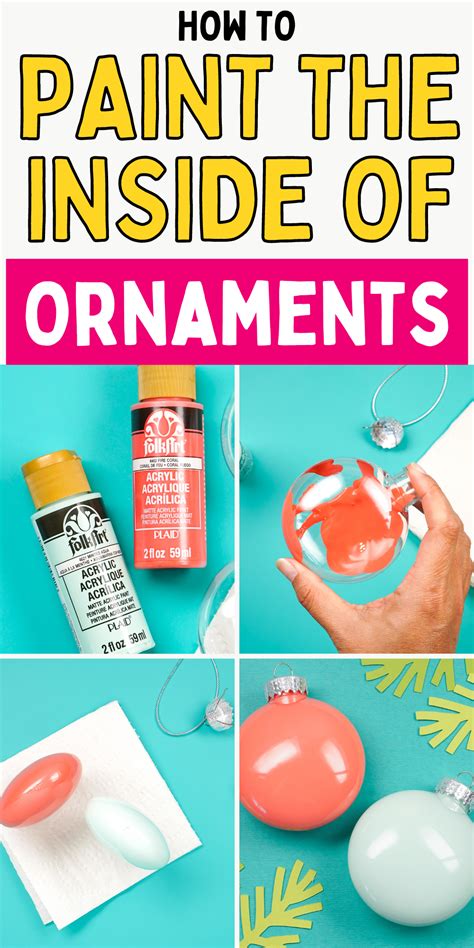 Paint Inside Ornaments Diy
