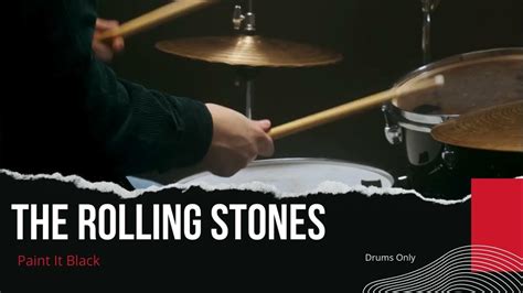 Paint It Black Drums Only