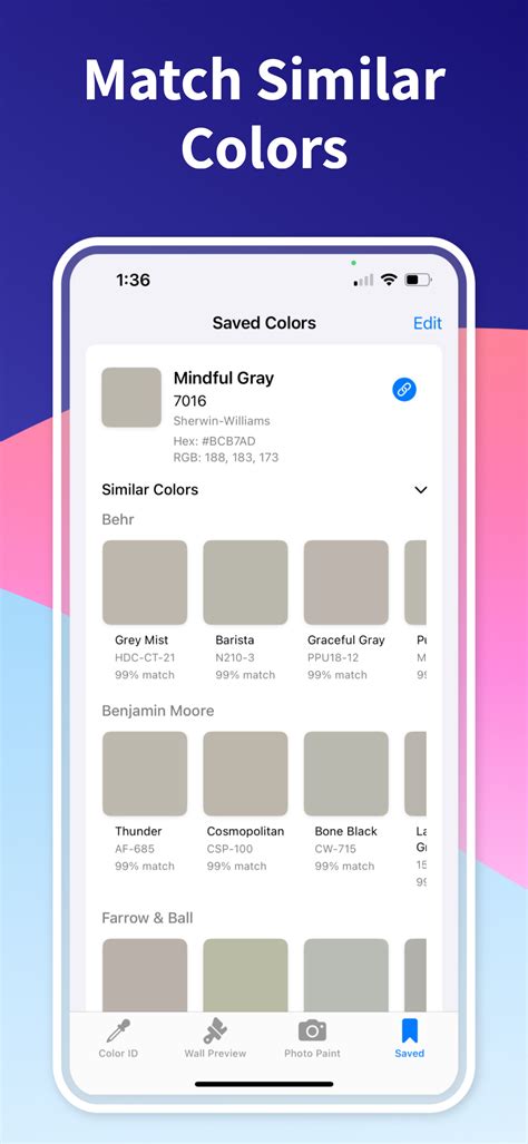 Paint Match App Uk