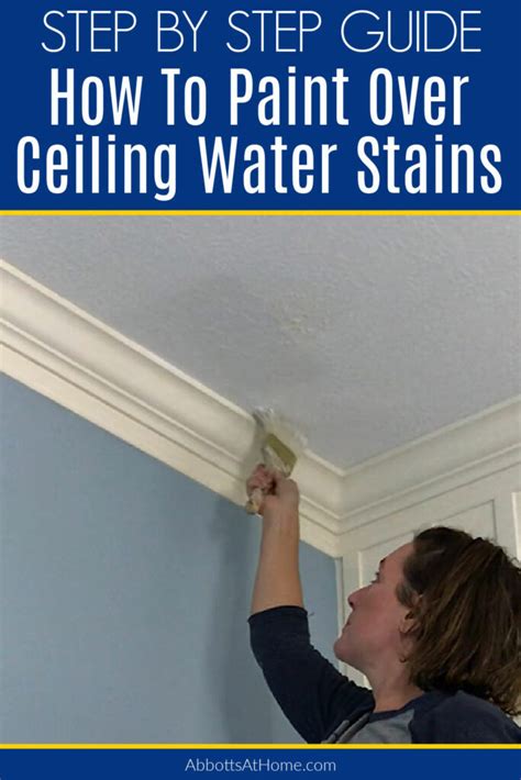 Paint Over Ceiling Stain