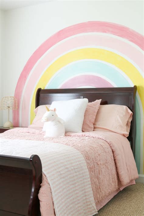 Paint Rainbow Bedroom Wall