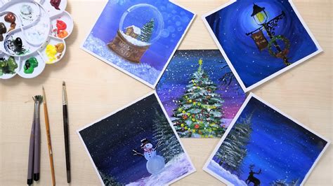 Paint Sample Christmas Cards