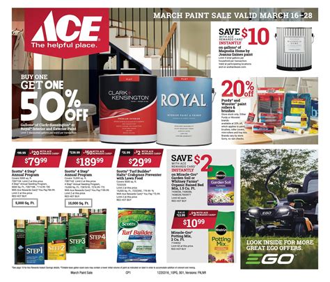 Paint Sold At Ace