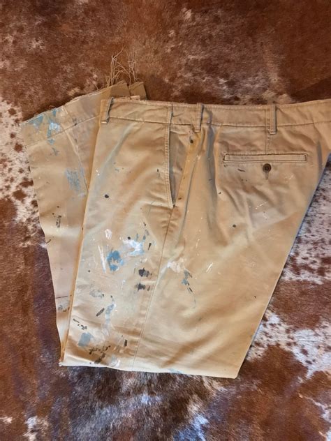 Paint Splatter Khakis