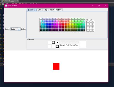 Paint Text In Java