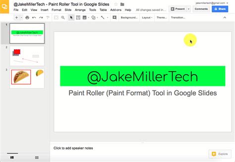 Paint Tool In Google Slides