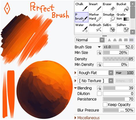 Paint Tool Sai 2 Custom Brushes