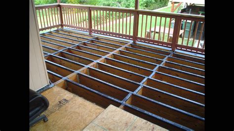 Paint Top Of Deck Joists