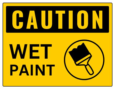 paint wet