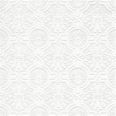 Paintable Textured Wallpaper Tin Ceiling