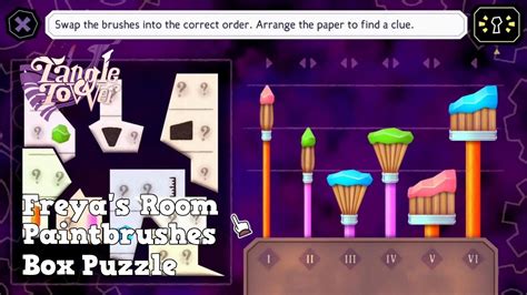Paintbrush Puzzle Tangle Tower