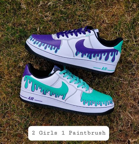 Custom Hand Painted Pastel Air Force 1 Etsy